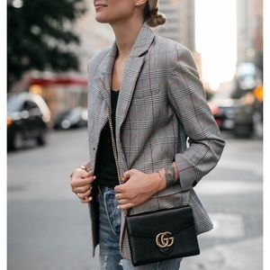 Zara NWT Oversized Plaid Blazer